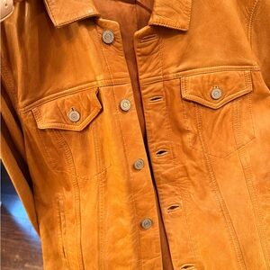 Lucky Brand Tan Leather Jacket